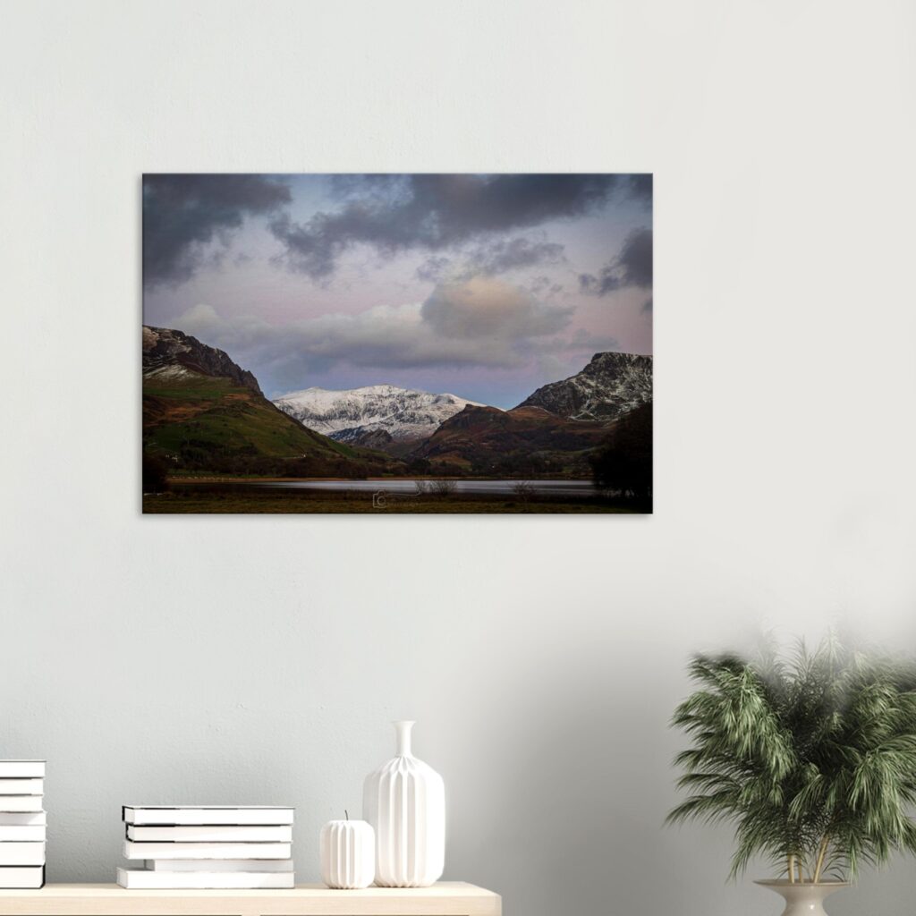 Snowcapped Snowdonia Lakeside Views