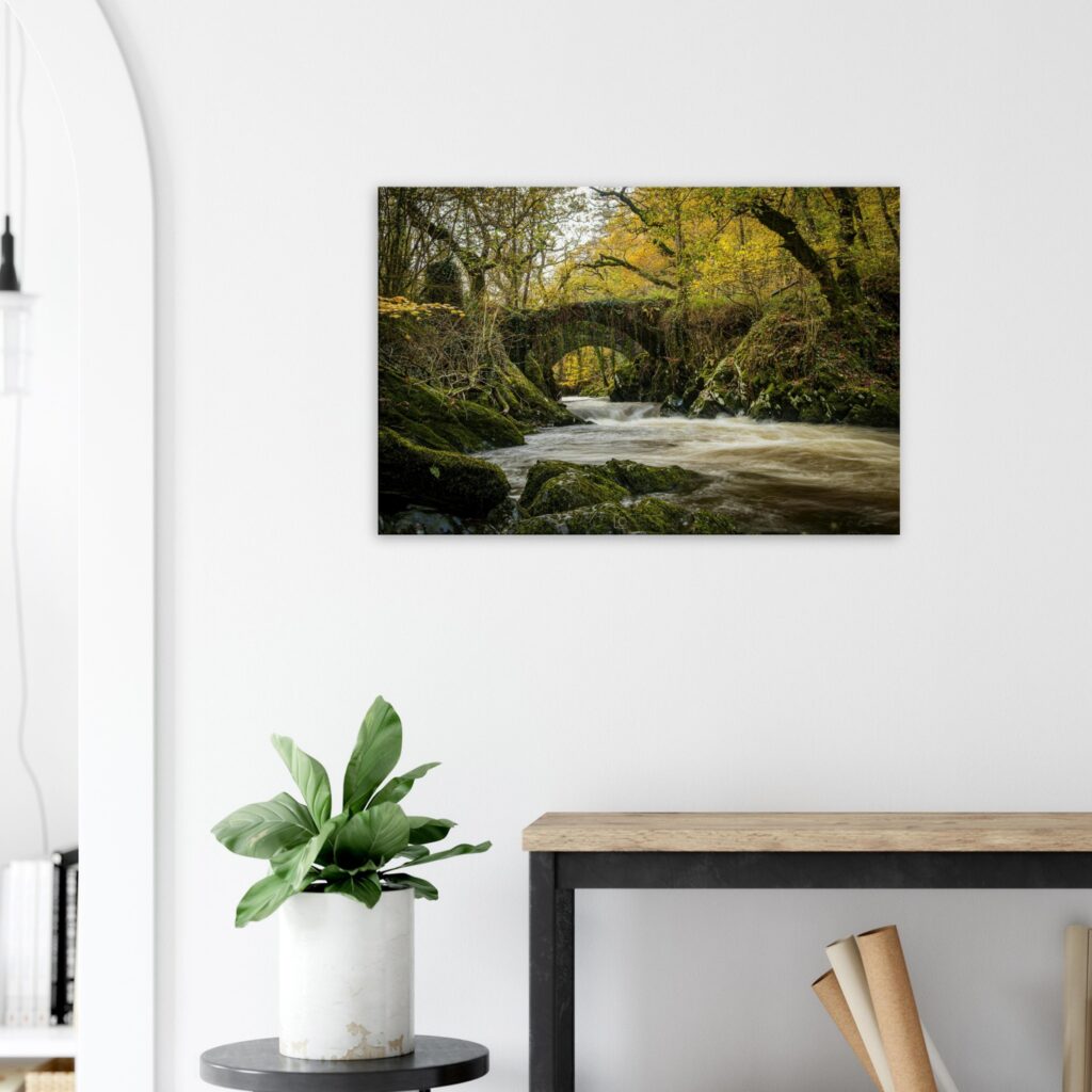 Smooth Rapids Penmachno Roman Bridge