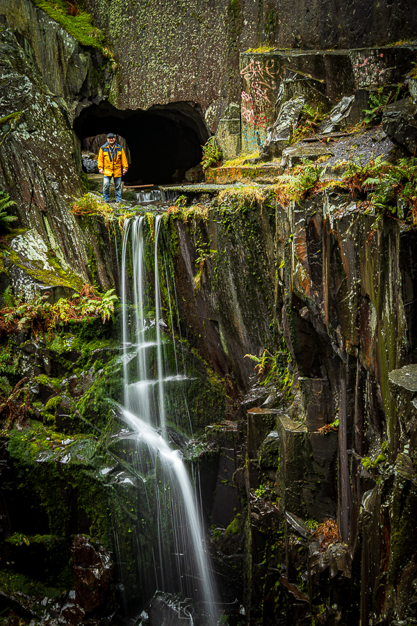 Pops at the Secret Waterfall
