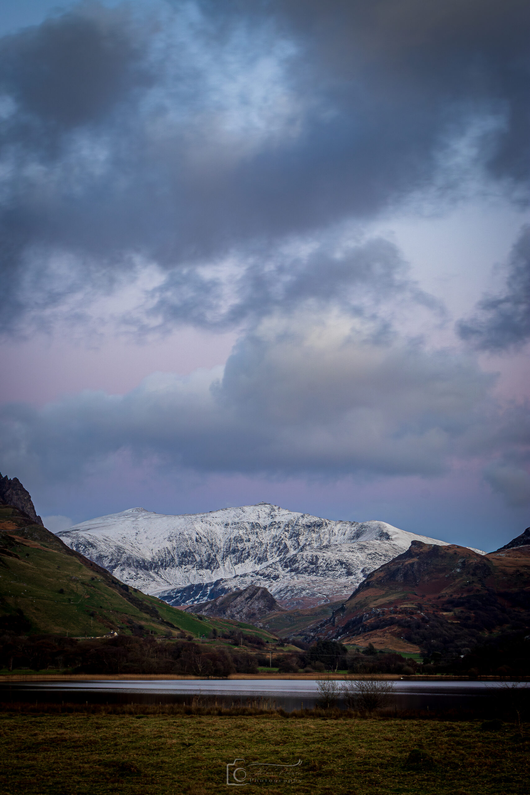Snowcapped Snowdonia Lakeside Views