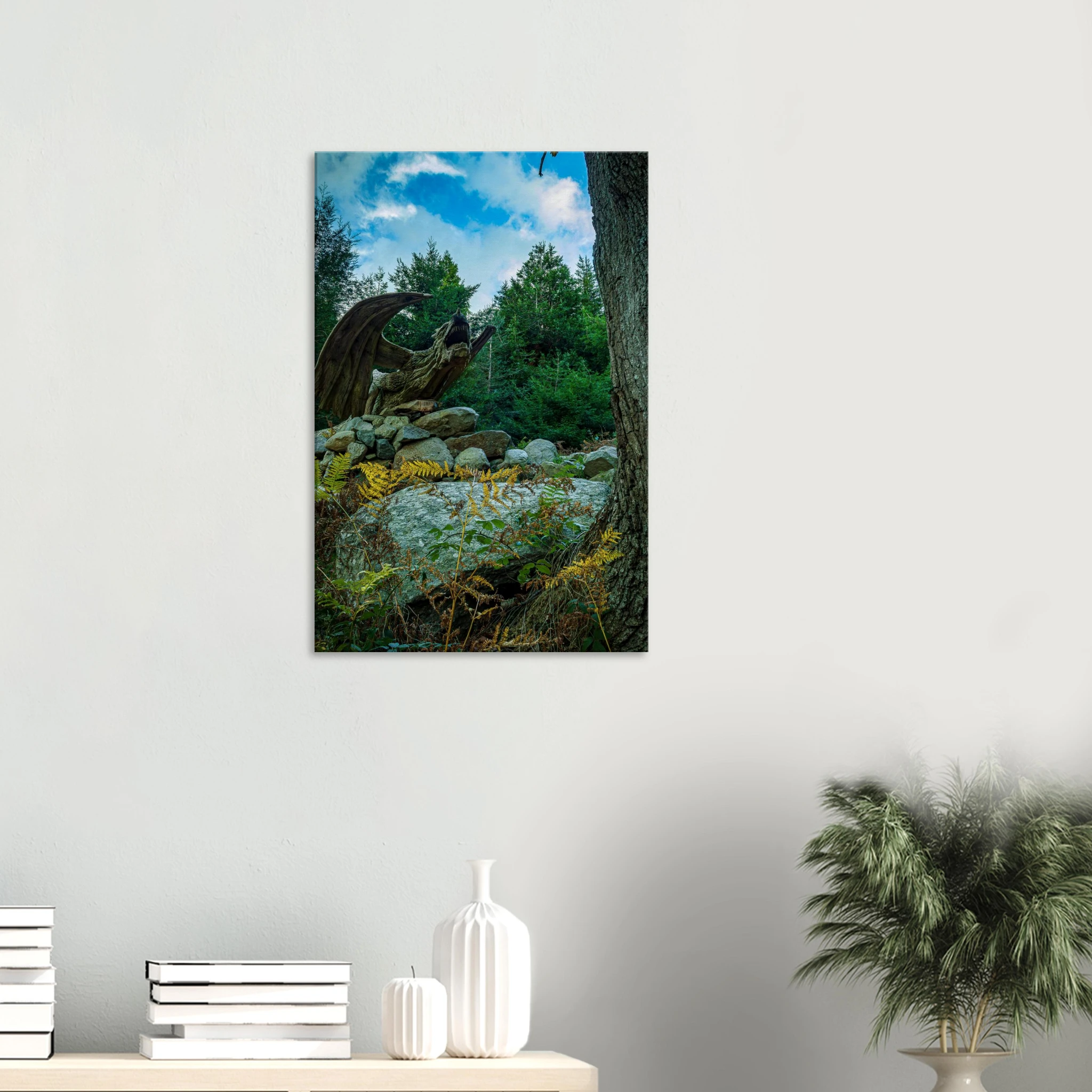 Power Of The Dragon of Bethesda - Canvas Wall Art Print