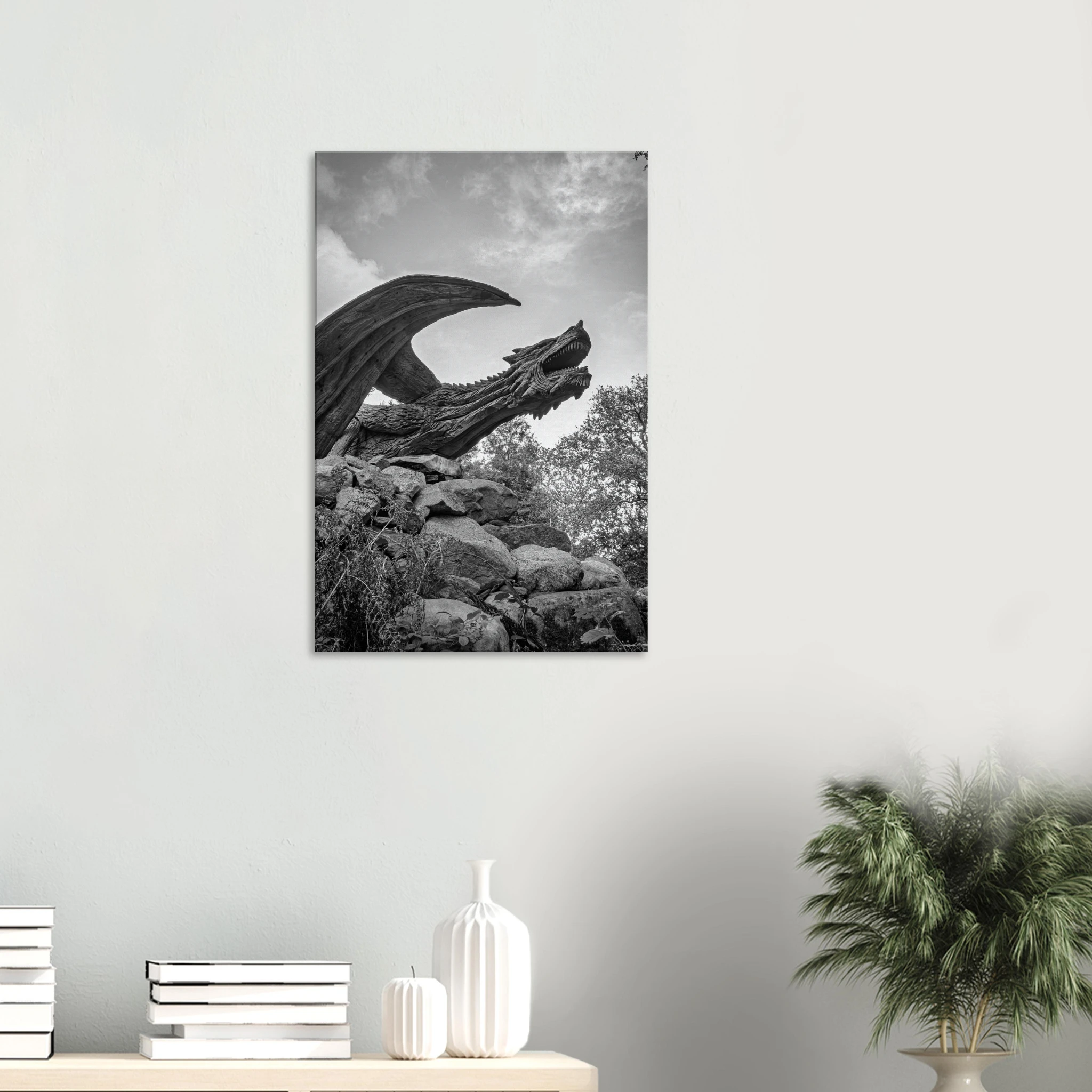 True Power Of The Dragon of Bethesda - Canvas Wall Art Print